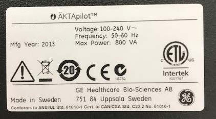 GE Akta Pilot Liquid Chromatography (LC)