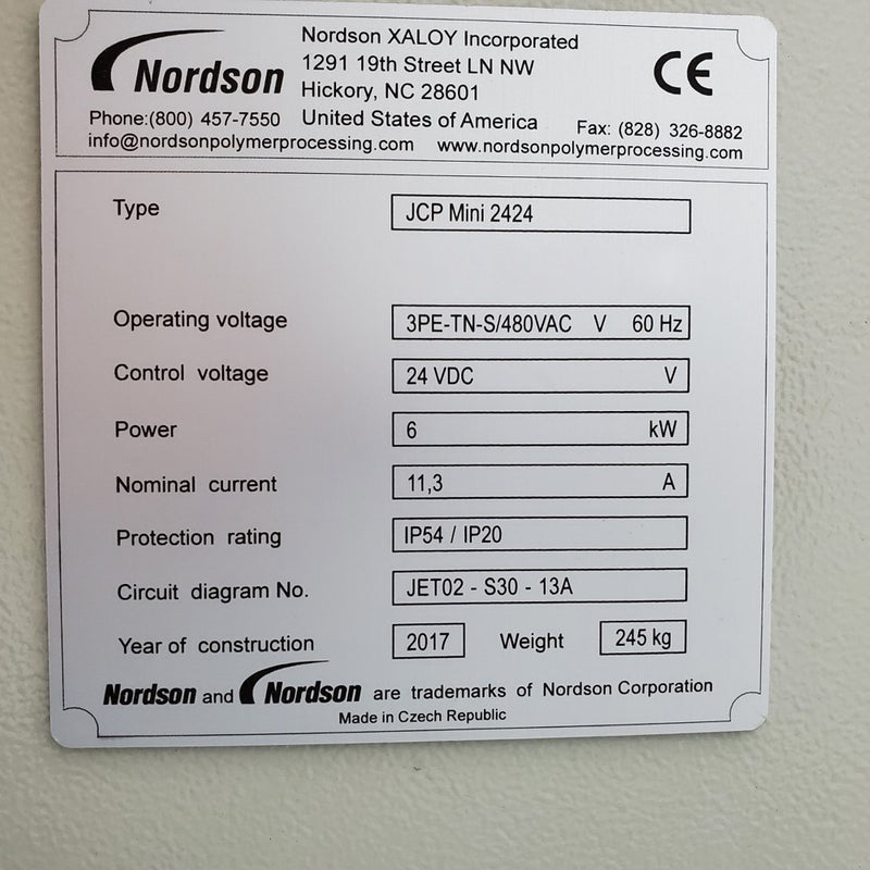 Nordson JCP Mini 2424 Cleaner
