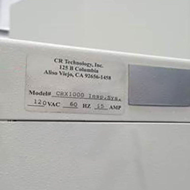 CR Technology CRX 1000 XRF Inspection System (X-ray Fluorescence)