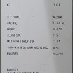 Advantest T 5375 Tester