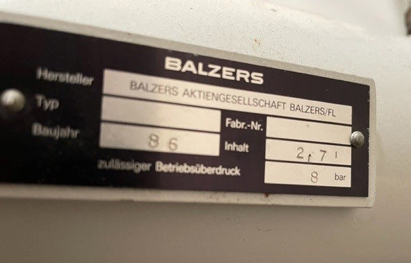 Oerlikon Balzers Glove Box