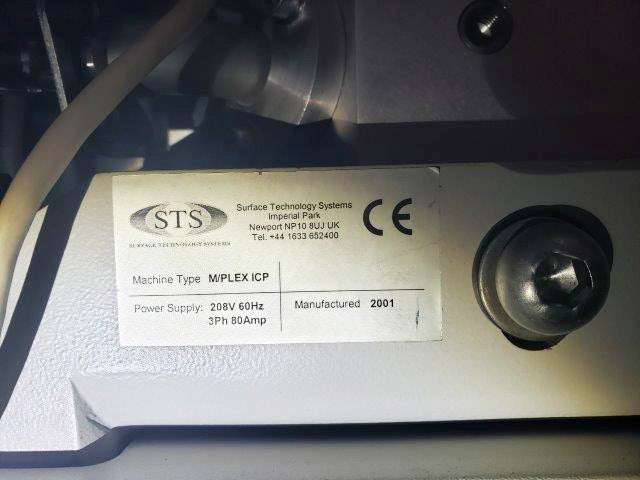 STS MESC Multiplex ICP ASE ICP-RIE (Inductively Coupled Plasma - Reactive lon Etch)