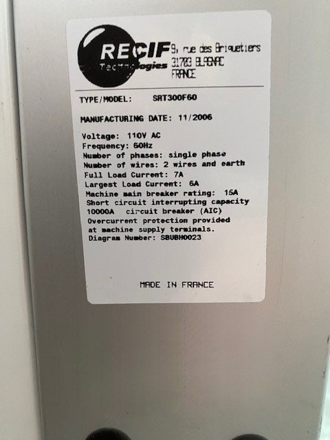 RECIF G 3 Plus Wafer Handler