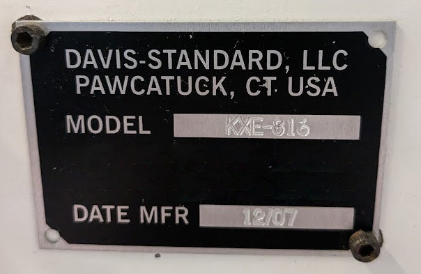 Davis Standard KXE 816 Take Off Roll