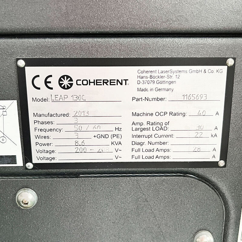 Coherent Leap 130 C Excimer Laser
