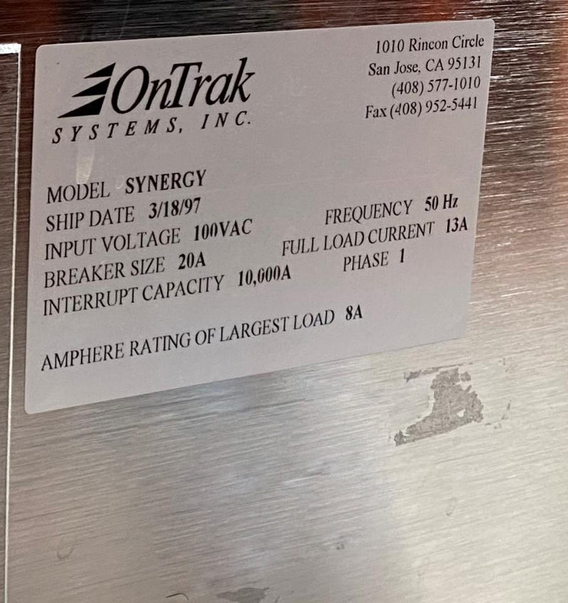 Ontrak Synergy Scrubber