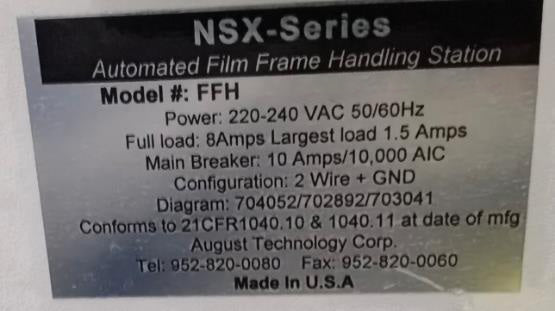 ONTO / Rudolph / August FFH / NSX 105 Automatic Defect Inspection System