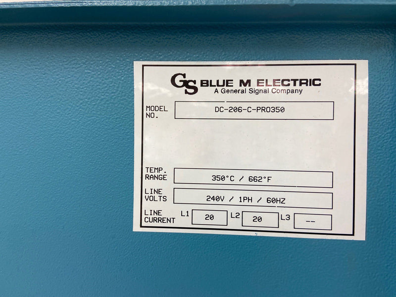 Blue M DC 206 C PRO 350 Oven