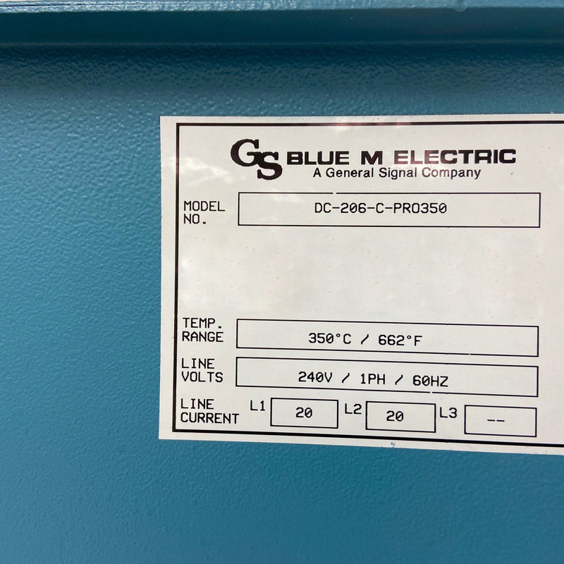 Blue M DC 206 C PRO 350 Oven