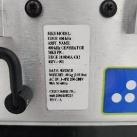 MKS Edge 210 R 40 A-G 12 RF Generator