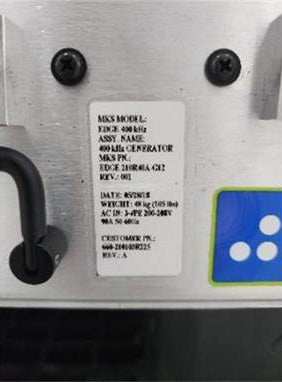 MKS Edge 210 R 40 A-G 12 RF Generator