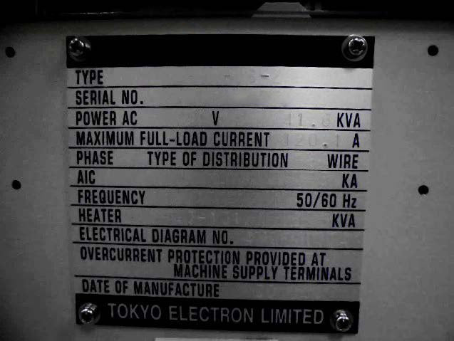 Tel Alpha 6 S CVD (Chemical Vapor Deposition)