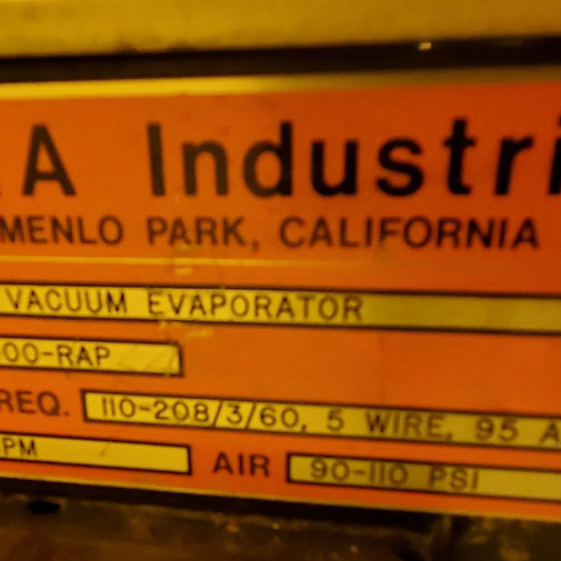 CHA SEC 1000 RAP Vacuum Evaporator