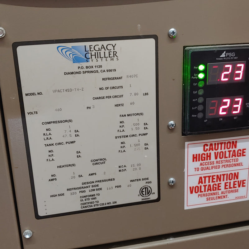 Legacy Chiller Systems VPACT 4 S 3 T 4 Z Chiller