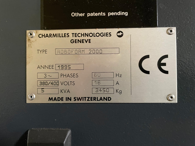 Charmilles Roboform 200 Die Sinker EDM (Electronic Discharge Machine)