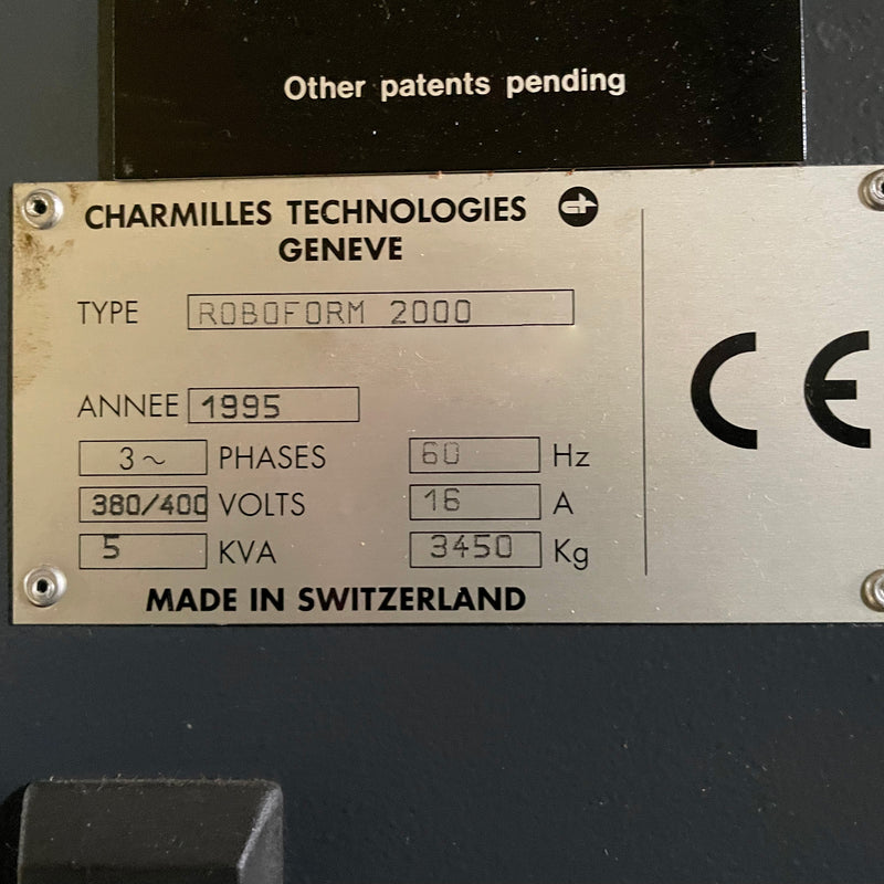 Charmilles Roboform 200 Die Sinker EDM (Electronic Discharge Machine)