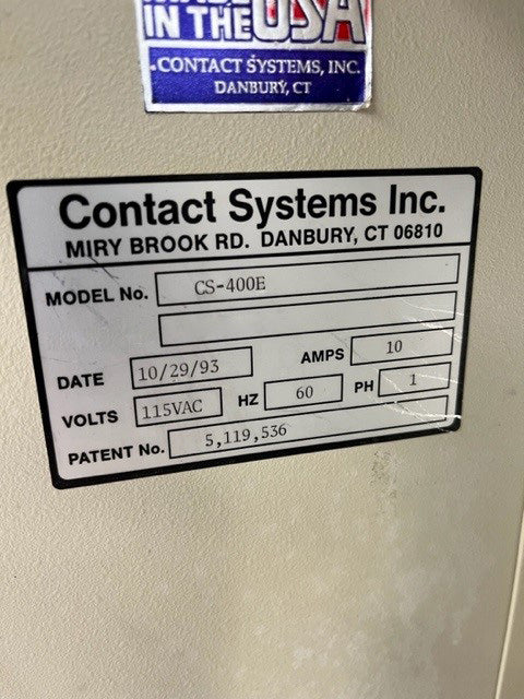 Contact Systems CS 400 E Cut and Clinch Machine