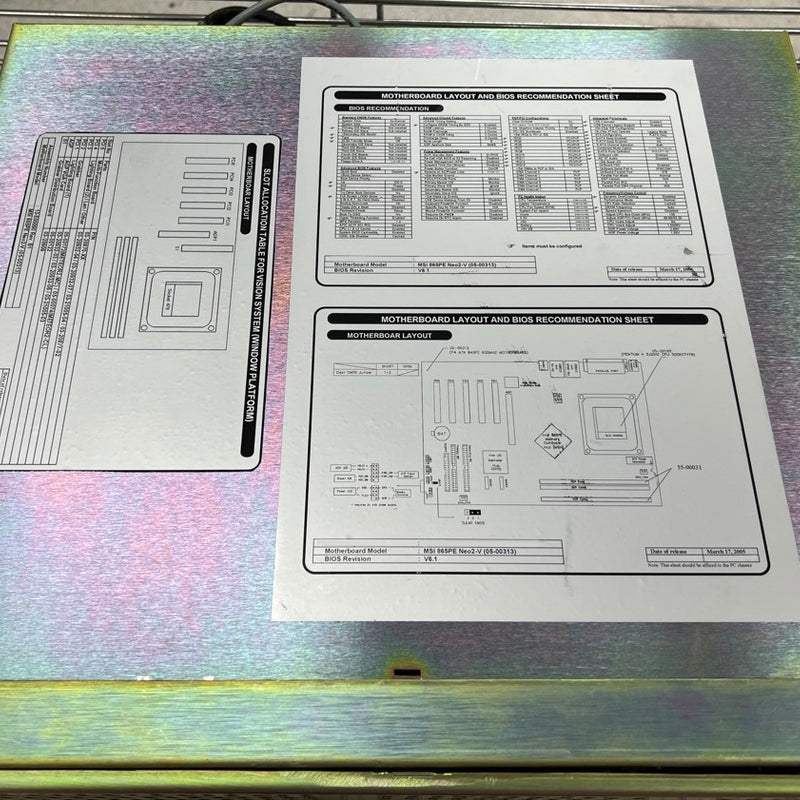 ASM MS 896 Window PC Parts
