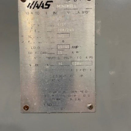 Haas Mini Mill