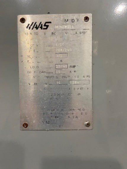 Haas Mini Mill