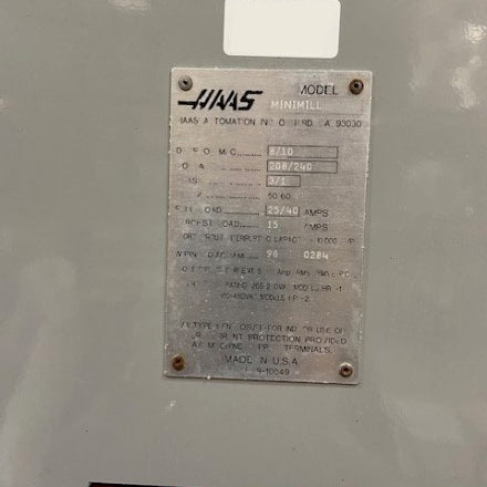 Haas Mini Mill
