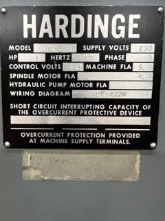 Hardinge DSM 59 Lathe
