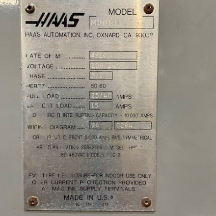 Haas Mini Mill