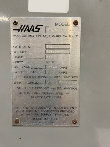 Haas Mini Mill
