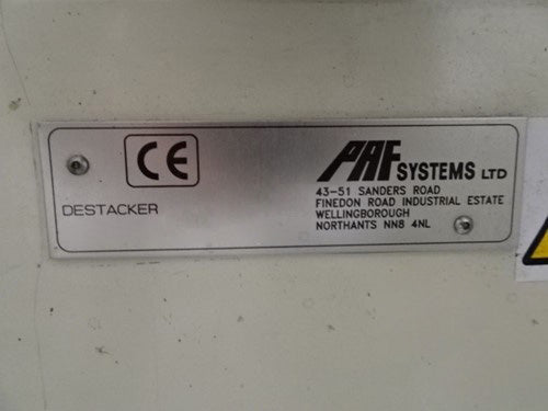 PAF Systems Destracker / Feeder