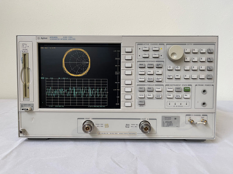 Agilent 8753 ES S Parameter Network Analyzer