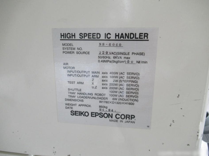 Seiko / Epson NS 6040 Handler