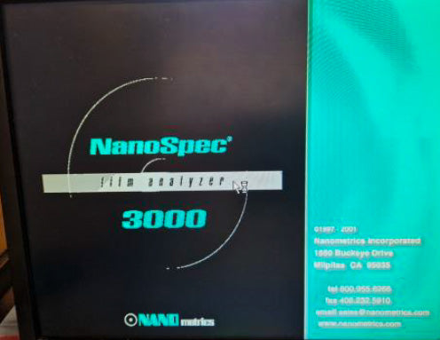 ONTO / Nanometrics 3000 Tabletop Thin Film Analysis System