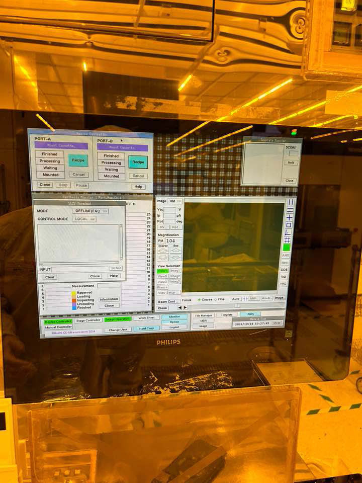 Hitachi S 8840 CD-SEM (Critical Dimension Scanning Electron Microscope)