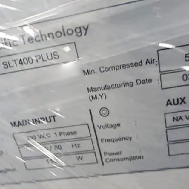 ASM SLT 400 Plus Test & Sort Machine