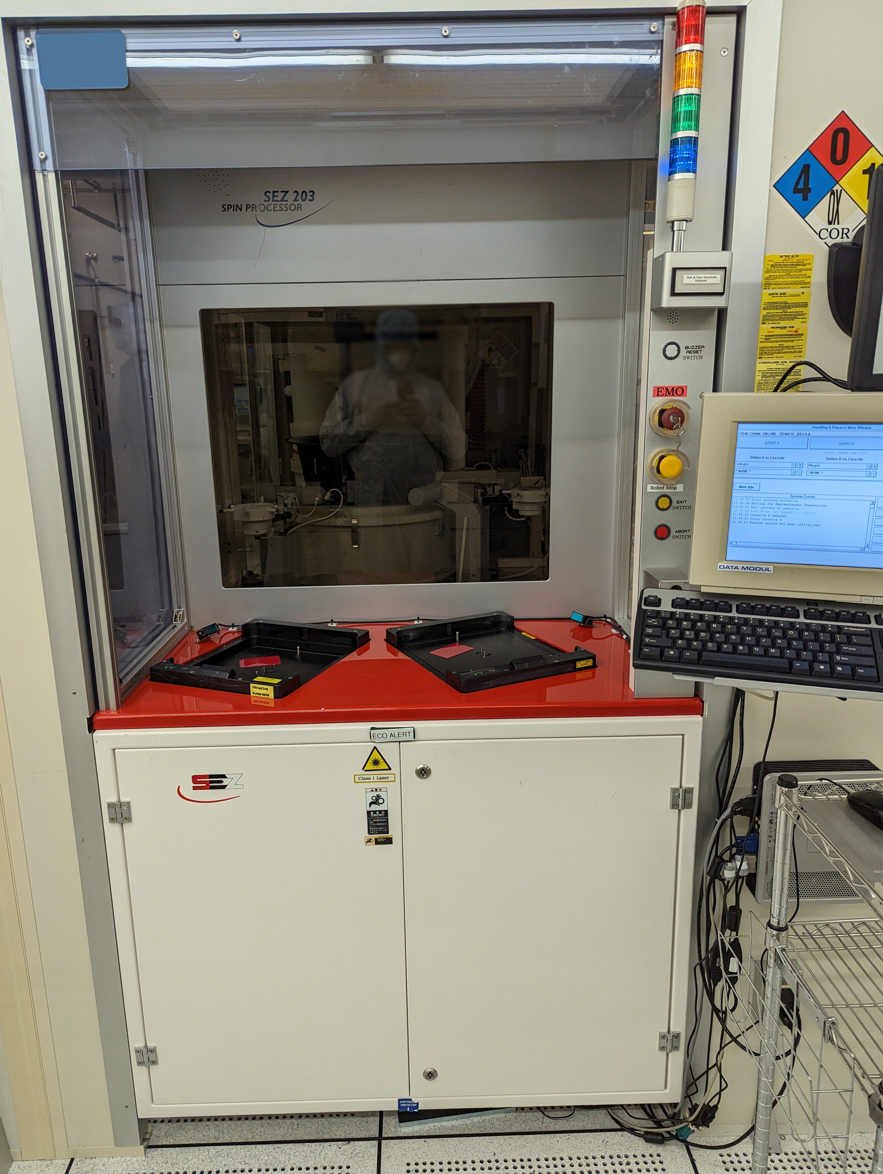 Lam / SEZ 203 Spin Processor / Etcher – Bridge Tronic Global