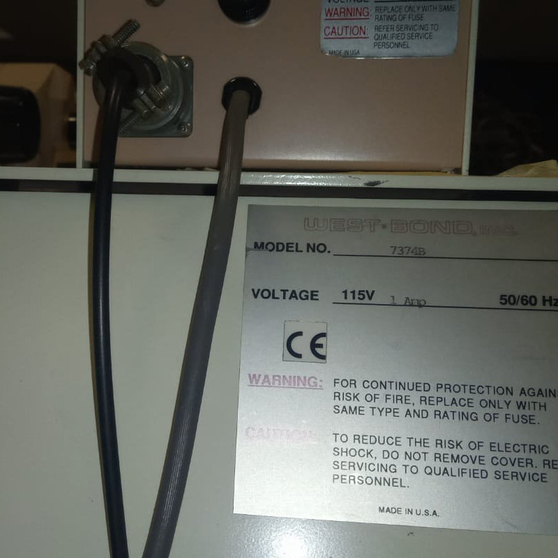 WestBond 7374 B Pick and Place Epoxy Die Bonder