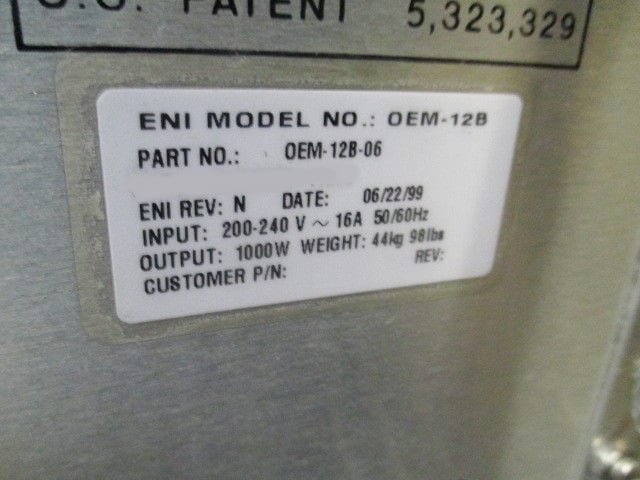 Lam / Novellus / Gasonics 9104 Quartz Chamber Plasma Asher