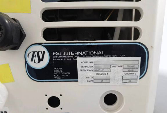 Tel / FSI Mercury MP Cleaning System