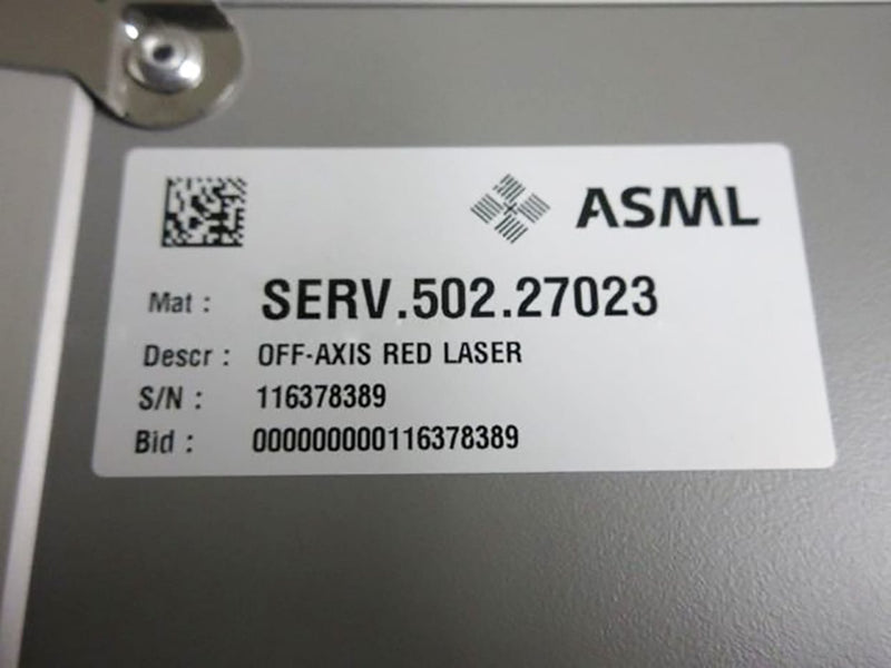 ASML Off-Axis Laser Modules