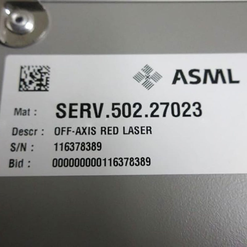 ASML Off-Axis Laser Modules