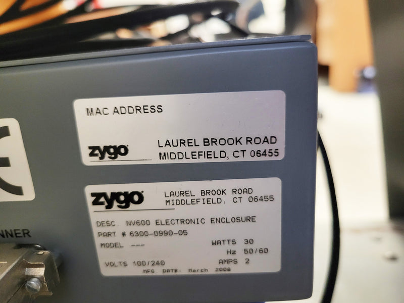 Zygo Newview 600 Optical Surface Profilometer