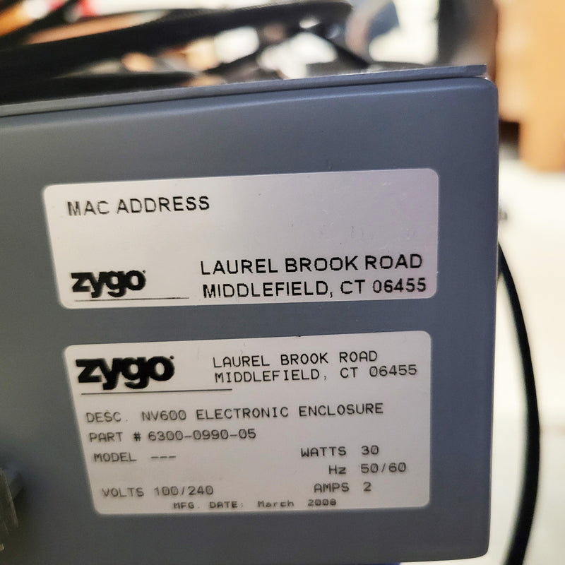 Zygo Newview 600 Optical Surface Profilometer