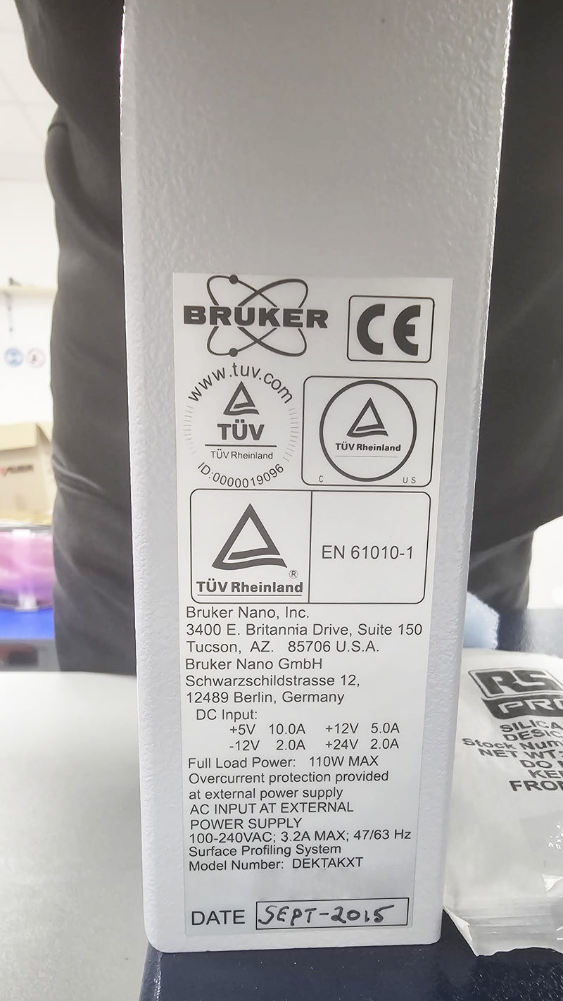 Bruker / Veeco Dektak XT Profilometer