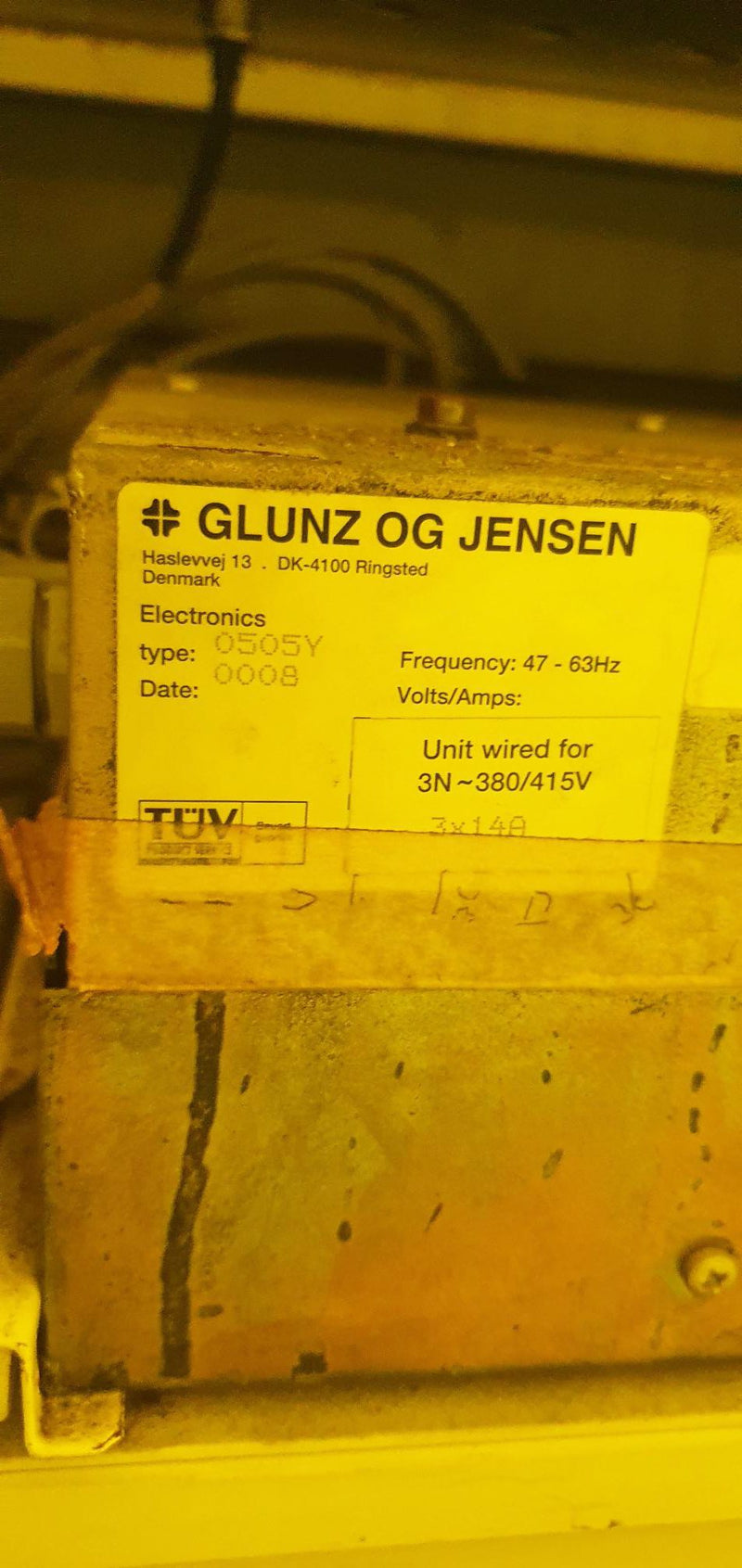Glunz OG Jensen 0505 Y Film Processor