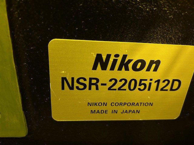 Nikon NSR 2205 i 12 D i-Line Stepper