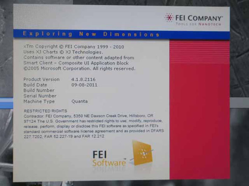 Thermo Fisher Scientific / FEI Quanta 250 SEM (Scanning Electron Microscope)