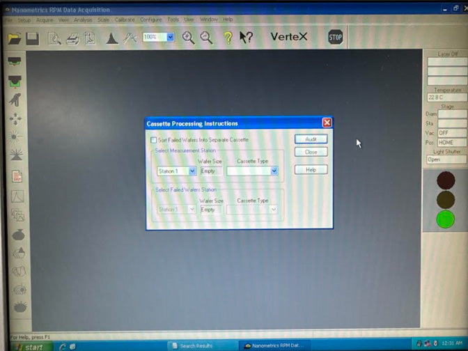 ONTO / Nanometrics Vertex PL Mapper