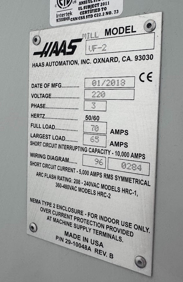 Haas VF 2