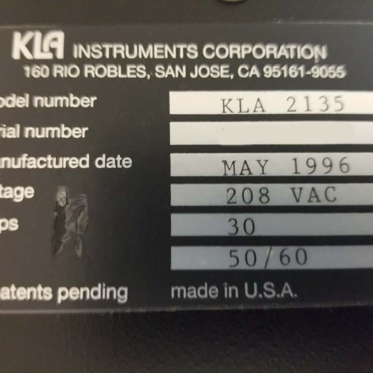 KLA 2139 Brightfield Inspection