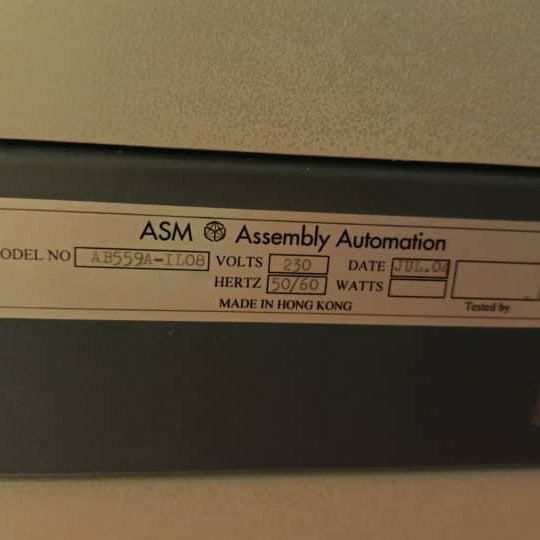 ASM AB 559 A IL 08 Wedge Wire Bonder
